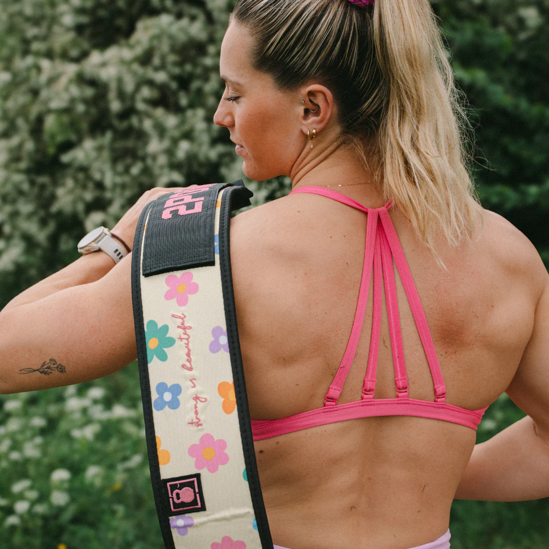 Strong Is Beautiful by Aimee Cringle 4" Weightlifting Belt - Image 7